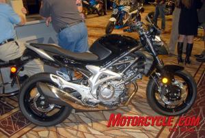 2009 suzuki dealer show report motorcycle com, The 2009 Suzuki Gladius