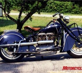 master restorer bob davis, 1941 Indian 4 meticulously restored by Bob and now in the Ed Dacus Collection