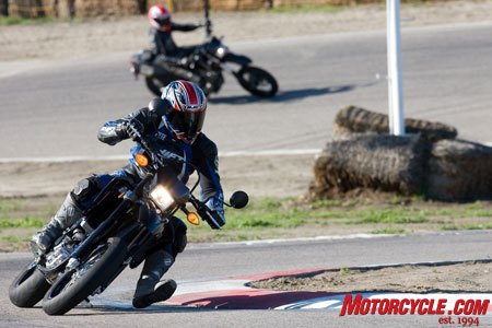 manufacturer quarterliter supermoto shootout 87985, Given equal riders the 250X will consistently finish in front of the 250SF