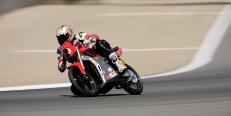 featured motorcycle brands, A hotrodded Native S doing laps at Laguna Seca Photo courtesy of Native Cycles