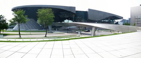 inside bmw from skunk works to motorrad days, The exterior of BMW s Welcome Center is compelling