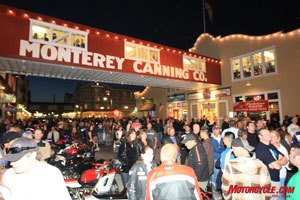 2009 red bull usgp at mazda raceway laguna seca, Cannery Row is the place to be on the Saturday night before the USGP