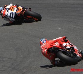 2009 red bull usgp at mazda raceway laguna seca, Stoner chased Pedrosa to no avail and ended up fourth