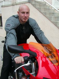 vanson leathers ventilated jacket, Eric almost looks like a non poseur in this jacket