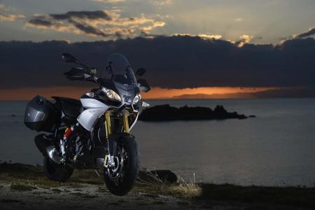 2013 aprilia caponord 1200 review motorcycle com, Is the Caponord a Multistrada killer Our European correspondent seems to think so