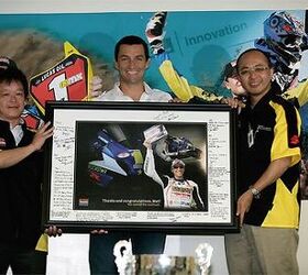 suzuki celebrates 2009 championships, Suzuki honored Mat Mladin for earning his seventh AMA Superbike championship