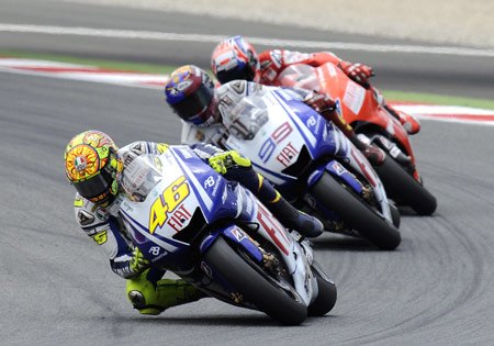 motogp 2009 catalunya results, Valentino Rossi Jorge Lorenzo and Casey Stoner are tied on top of the standings with 106 points and 2 wins apiece