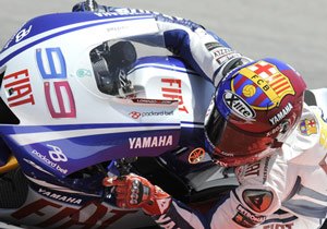 motogp 2009 catalunya results, Jorge Lorenzo raced in the colors of his beloved FC Barcelona