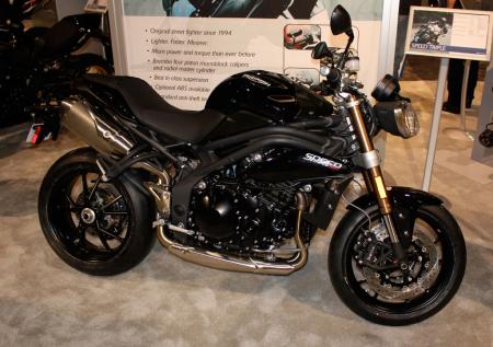 2010 long beach progressive ims report, Triumph s newly redefined Speed Triple More power new chassis lighter weight nearly 50 50 weight distribution