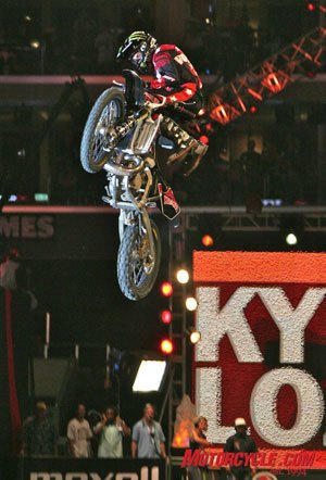 espn x games 13, Kyle Loza a body varial air titled the Volt brings him Gold in the Moto X Best Trick competition