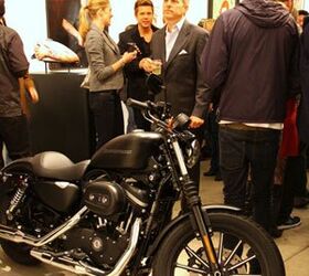 2009 harley davidson sportster iron 883 preview motorcycle com, The worlds of art and motorcycles come together