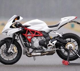 2013 mv agusta f3 675 review video motorcycle com, The F3 s compact engine is densely packed under its steel trellis frame and in front of its aluminum side plates