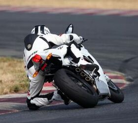 2013 mv agusta f3 675 review video motorcycle com, The F3 s Triple sings through these horns