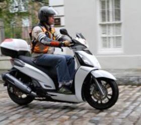 2012 kymco scooter lineup review motorcycle com, In addition to a comfortable ride the People GTi 200 and 300 also come with a lockable top box