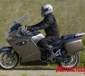 2009 bmw k1300gt review motorcycle com, Electronically adjustable windscreen now comes in tall version Handlebar height is adjustable vertically over a 1 5 inch range and either the standard or no cost optional seat are adjustable Lots of personalized fit is available on the big mill GT