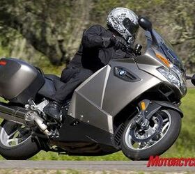 2009 bmw k1300gt review motorcycle com, New found power and traditionally good handling mean the K1300GT is back in the hunt for top sport touring honors in 09