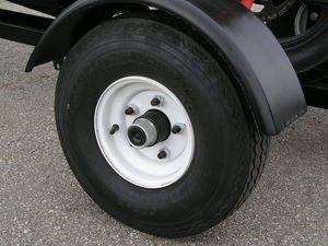 stinger folding trailer, Yes the wheels are only eight inches but you can still have fun with eight inches don t worry