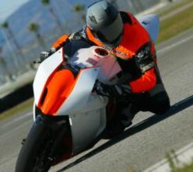 2012 ktm rc8 r and rc8 r race spec review first ride motorcycle com, The RC8 Race Spec is an out of the box racing weapon