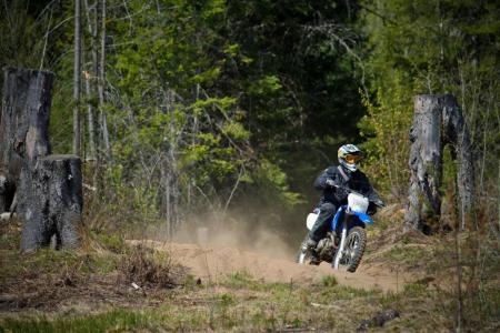dirt biking in the shadow of the laurentian mountains video, This trail system features a seemingly limitless network of trails winding through tightly wooded areas and along secluded lakes