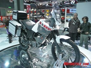 milan show wrap up, Looking for a versatile dual sport adventurer Then look in Europe the only place this Yamaha XT will be sold