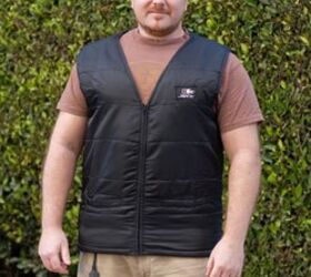 jett battery heated vest review, Motorcycle com doesn t typically employ felons but hey times are tight This criminal looking character is wearing the Jett Battery Heated Vest a quality product not associated with criminals