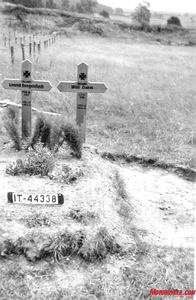 bikes of the blitzkrieg, The Russian Front 1942 A license plate identifies this grave site as the final resting place for two German motorcycle troopers