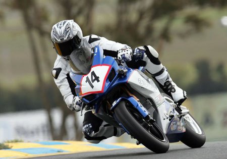zero enters laguna seca e power race, Rider Kenyon Kluge is also Zero Motorcycles director of engineering
