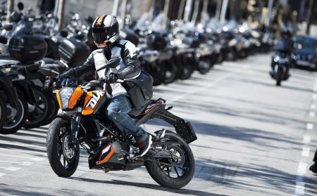 eicma 2012 milan motorcycle show, KTM is expected to expand its small displacement streetbike lineup with a 390 Duke Hopefully this one will be brought over to the U S