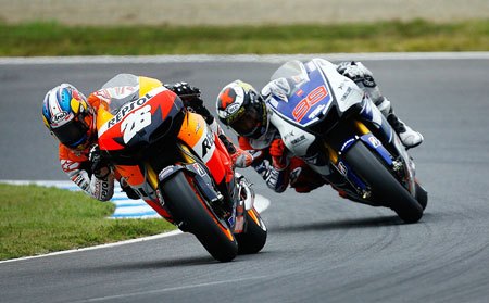 motogp 2012 phillip island preview, Dani Pedrosa must finish ahead of Jorge Lorenzo to have any hope of winning the 2012 MotoGP championship
