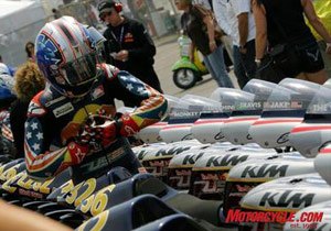 u s rookies cup accepting applications, Jacob Gagne gets prepared before the U S Rookies Cup race at Laguna Seca