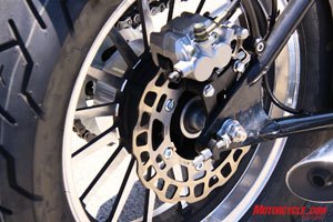 2009 johnny pag motorcycles review motorcycle com, JPM designed wheels and brake rotors look expensive