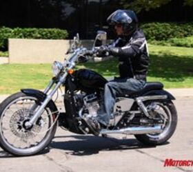 2009年约翰尼pag摩托车审查摩托车com,猛禽X印象的清洁和含蓄的设计