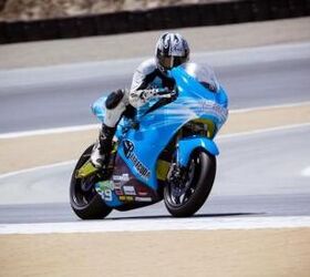 2012 fim e power ttxgp laguna seca race report, Tom Montano on the sister Barracuda Lightning entry recorded the highest trap speed of the weekend at 144 8 mph nearly matching the fastest Superbikes at Laguna