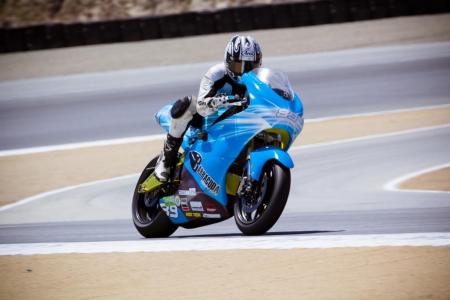 2012 fim e power ttxgp laguna seca race report, Tom Montano on the sister Barracuda Lightning entry recorded the highest trap speed of the weekend at 144 8 mph nearly matching the fastest Superbikes at Laguna