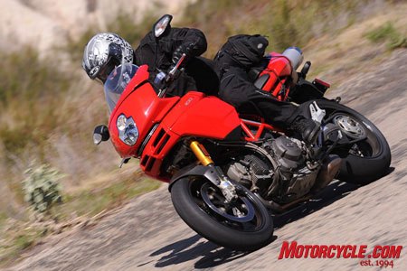 2009 ducati multistrada 1100 s review motorcycle com, Multistrada translates loosely to many roads We say in any language it s all fun