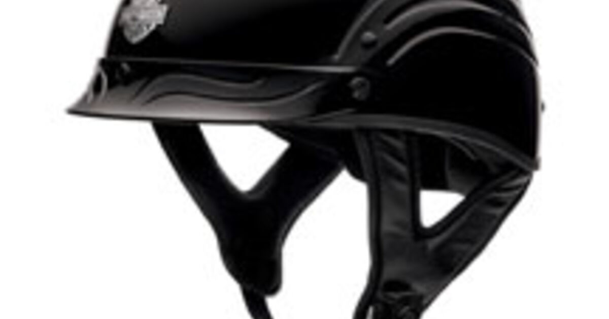 female harley motorcycle helmets Hot Leathers HLD1006 Black Out Eagle DOT Approved Skull Cap Half Helmet Bikers Graphics are hard to miss with blazing hot photo Female Motorcycle Helmets with Harley