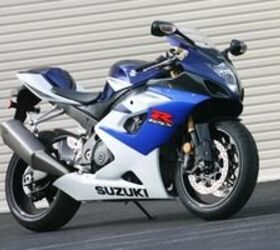 2005 best of the best r6 v gsx r1000 motorcycle com, There s no denying that the GSX R s got the goods to back up its stellar looks