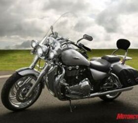 2010 triumph thunderbird review motorcycle com, Triumph has already developed a plethora of accessories for the new T Bird