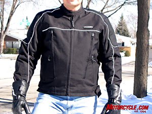 harley davidson fxrg nylon jacket review, Large front zippered venting does a good job of keeping the chill out or the heat off depending on your needs