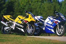 2001 suzuki gsx r600 motorcycle com, Suzuki s redesign for the 2001 creates a serious contender for Yamaha s YZF R6