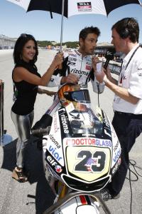 2011 motogp laguna seca results, Ben Bostrom made his MotoGP debut as a wild card with LCR Honda
