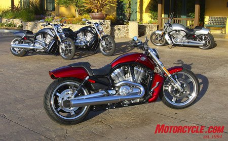2009 harley davidson vrscf v rod muscle review motorcycle com, Four flavorful colors are available for the 2009 VRSCF