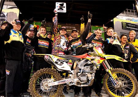ama sx 2010 seattle results, Ryan Dungey is the 2010 AMA and FIM World Supercross Champion