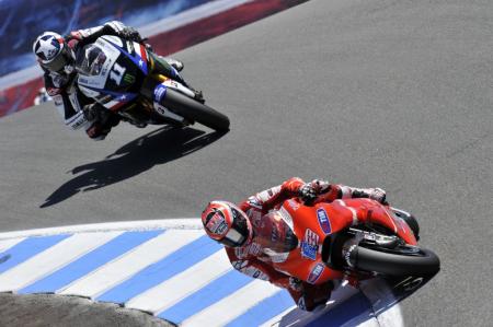 motogp 2010 laguna seca results, Nicky Hayden finished fifth a spot ahead of Ben Spies