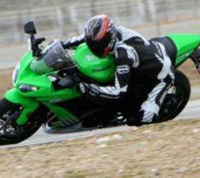 2010 kawasaki zx 10r review motorcycle com, Pete scything through the Streets of Willow on the updated Kawasaki ZX 10R