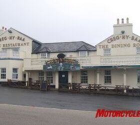 2009 triumph street triple r review motorcycle com, The famous Creg Ny Baa pub along the TT course is a popular location from which to watch the race And you can get some good hearty Manx food and a pint there as well