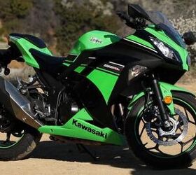 2013 beginner sportbike shootout video motorcycle com, Kawasaki s sublime Ninja 300 takes entry level sportbikes to a whole new level
