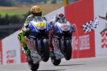 motogp 2012 sachsenring preview, Then teammates Valentino Rossi and Jorge Lorenzo had a thrilling duel at Sachsenring in 2009 with Rossi coming out ahead by a tenth of a second