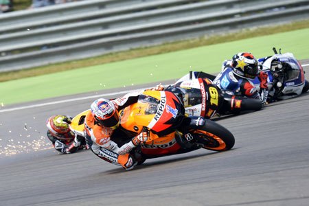 motogp 2012 sachsenring preview, Casey Stoner was the main beneficiary after Alvaro Bautista took out Jorge Lorenzo last week at Assen