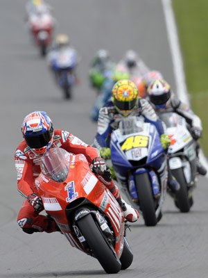 stoner regains his form at british gp, Casey Stoner was back at the head of the pack at the British Grand Prix